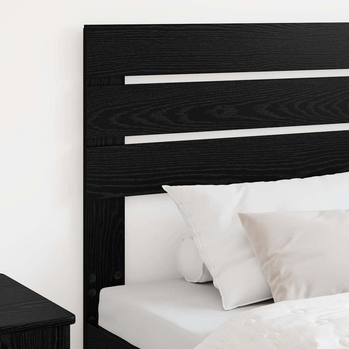 Tăblie cap cu headboard Stejar Negru 75 cm Lemn compozit - WALTI WALTI