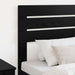 Tăblie cap cu headboard Stejar Negru 75 cm Lemn compozit - WALTI WALTI