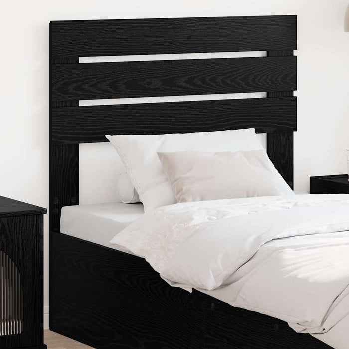 Tăblie cap cu headboard Stejar Negru 75 cm Lemn compozit - WALTI WALTI