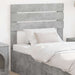 Tăblie cap cu headboard Gri din beton 75 cm Lemn compozit - WALTI WALTI