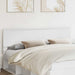 Tăblie cap cu headboard Alb 200 cm Lemn compozit - WALTI WALTI
