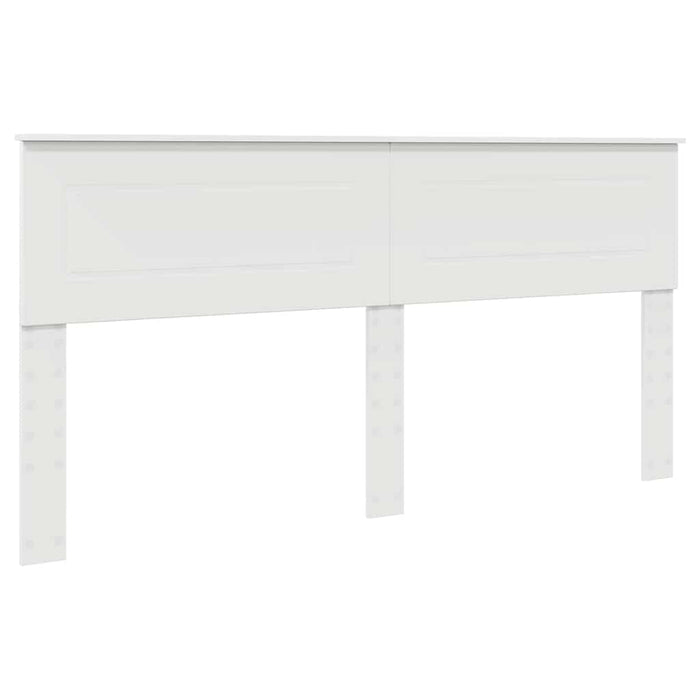 Tăblie cap cu headboard Alb 200 cm Lemn compozit - WALTI WALTI