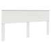 Tăblie cap cu headboard Alb 200 cm Lemn compozit - WALTI WALTI