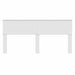 Tăblie cap cu headboard Alb 200 cm Lemn compozit - WALTI WALTI