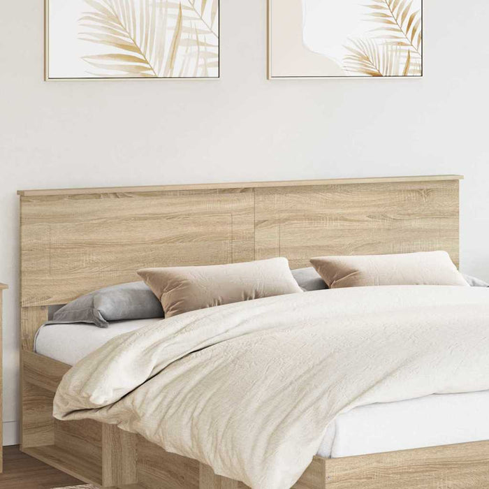Tăblie cap cu headboard Stejar Sonoma 200 cm Lemn compozit - WALTI WALTI