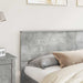 Tăblie cap cu headboard Gri din beton 200 cm Lemn compozit - WALTI WALTI