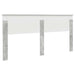 Tăblie cap cu headboard Gri din beton 200 cm Lemn compozit - WALTI WALTI
