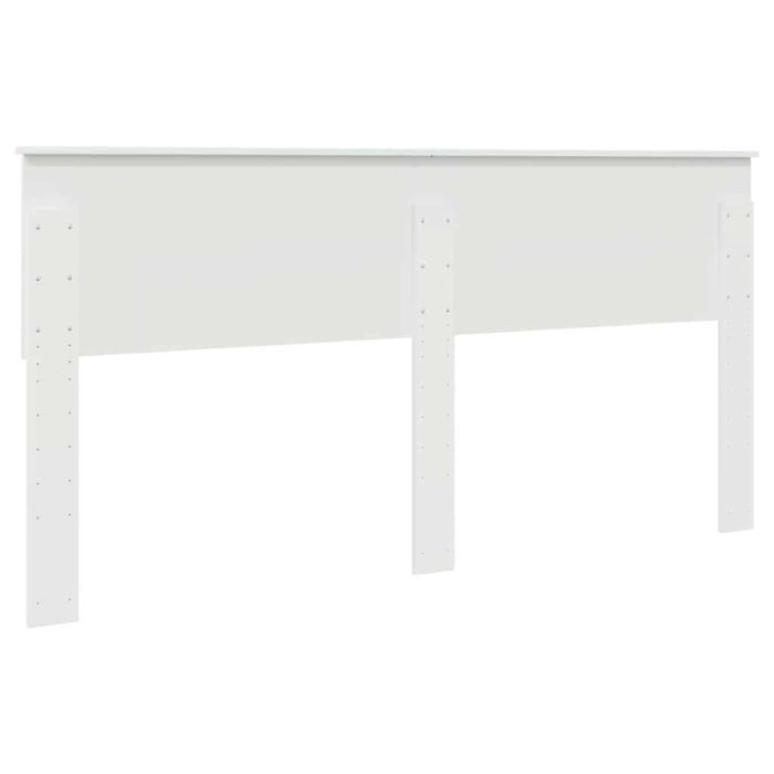 Tăblie cap cu headboard Alb Lucios 200 cm Lemn compozit - WALTI WALTI