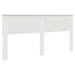 Tăblie cap cu headboard Alb Lucios 200 cm Lemn compozit - WALTI WALTI