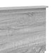 Tăblie cap cu headboard Gri Sonoma 200 cm Lemn compozit - WALTI WALTI