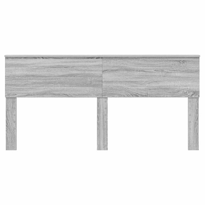 Tăblie cap cu headboard Gri Sonoma 200 cm Lemn compozit - WALTI WALTI