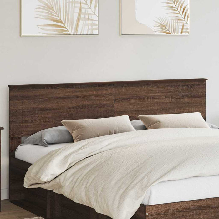 Tăblie cap cu headboard Stejar închis 200 cm Lemn compozit - WALTI WALTI