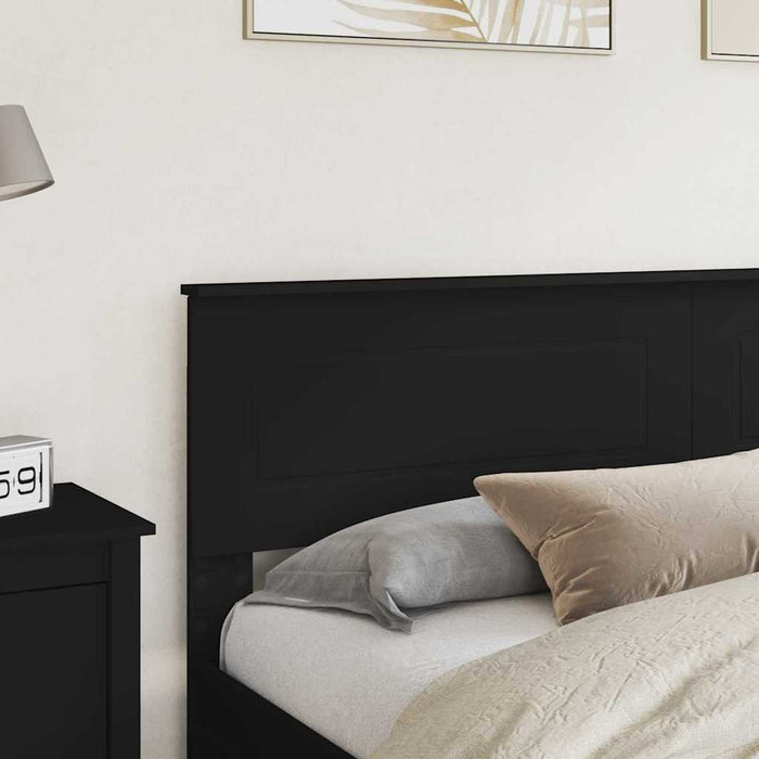Tăblie cap cu headboard Stejar Negru 180 cm Lemn compozit - WALTI WALTI