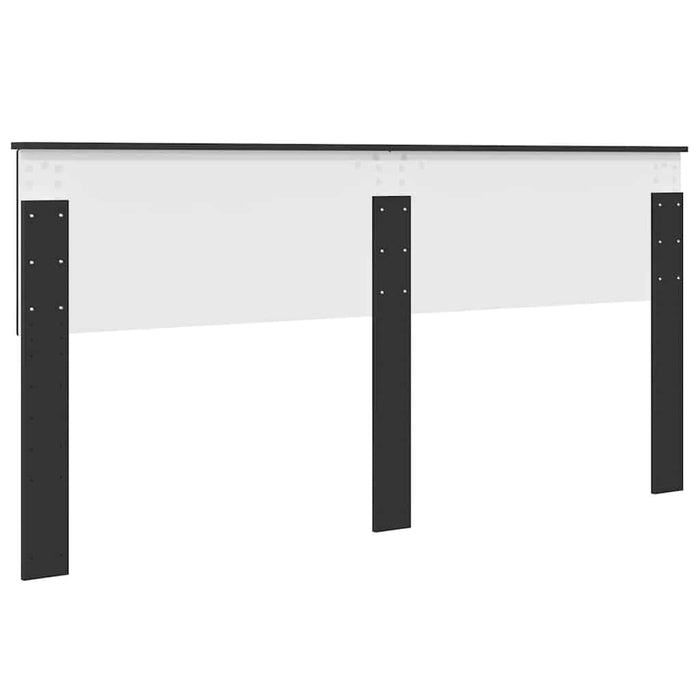 Tăblie cap cu headboard Stejar Negru 180 cm Lemn compozit - WALTI WALTI