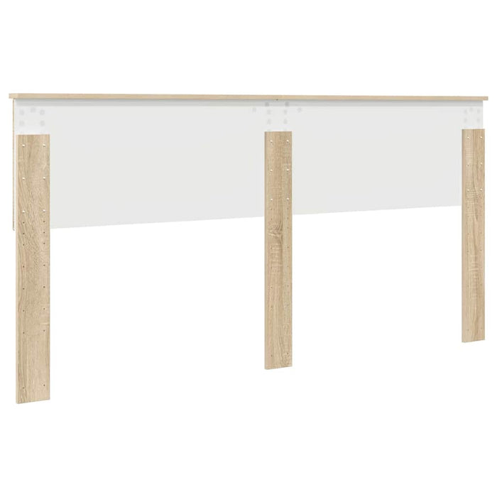 Tăblie cap cu headboard Stejar Sonoma 180 cm Lemn compozit - WALTI WALTI