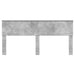 Tăblie cap cu headboard Gri din beton 180 cm Lemn compozit - WALTI WALTI