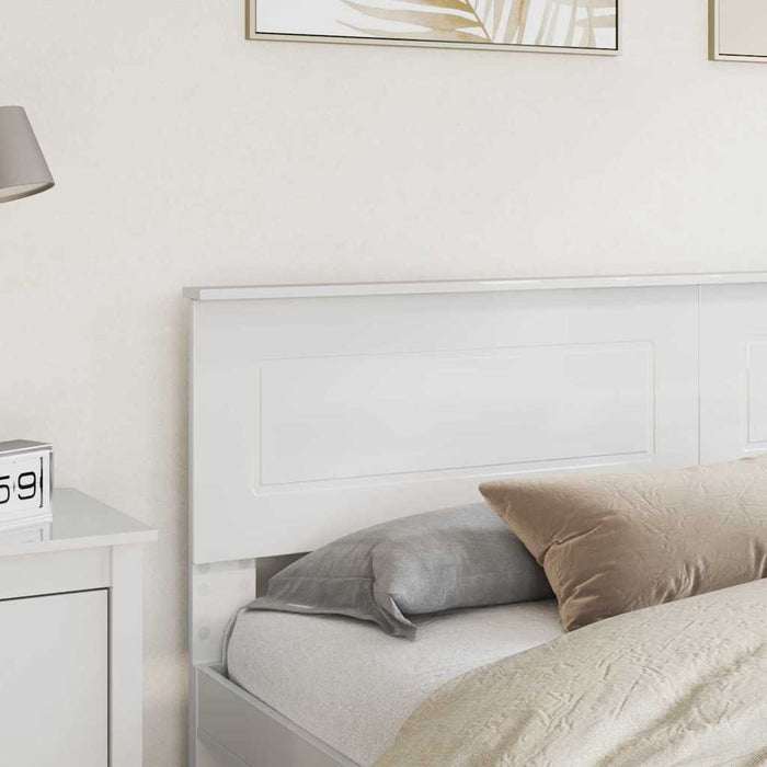 Tăblie cap cu headboard Alb Lucios 180 cm Lemn compozit - WALTI WALTI
