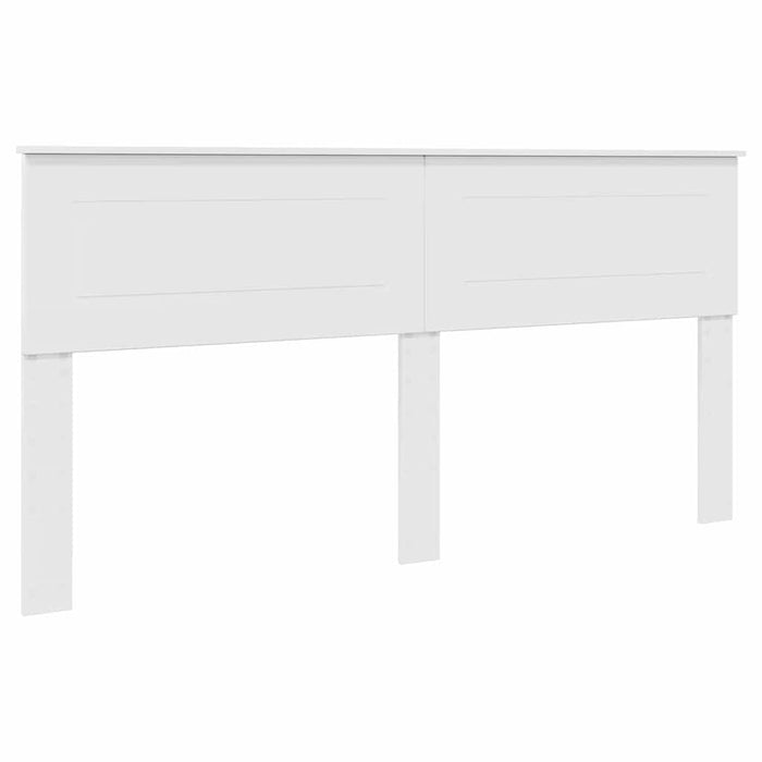 Tăblie cap cu headboard Alb Lucios 180 cm Lemn compozit - WALTI WALTI