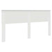 Tăblie cap cu headboard Alb Lucios 180 cm Lemn compozit - WALTI WALTI