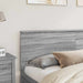 Tăblie cap cu headboard Gri Sonoma 180 cm Lemn compozit - WALTI WALTI