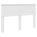 Tăblie cap cu headboard Alb 160 cm Lemn compozit - WALTI WALTI