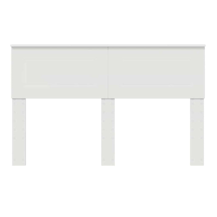 Tăblie cap cu headboard Alb 160 cm Lemn compozit - WALTI WALTI