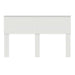 Tăblie cap cu headboard Alb 160 cm Lemn compozit - WALTI WALTI