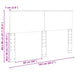 Tăblie cap cu headboard Alb 160 cm Lemn compozit - WALTI WALTI