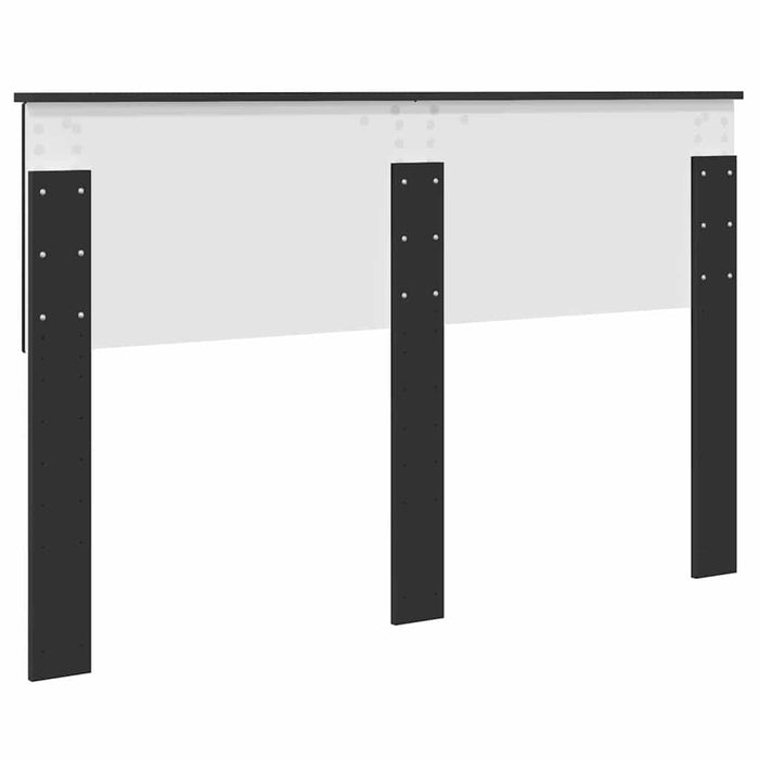 Tăblie cap cu headboard Stejar Negru 160 cm Lemn compozit - WALTI WALTI