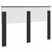 Tăblie cap cu headboard Stejar Negru 160 cm Lemn compozit - WALTI WALTI