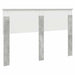 Tăblie cap cu headboard Gri din beton 160 cm Lemn compozit - WALTI WALTI