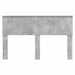 Tăblie cap cu headboard Gri din beton 160 cm Lemn compozit - WALTI WALTI
