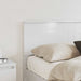 Tăblie cap cu headboard Alb Lucios 160 cm Lemn compozit - WALTI WALTI