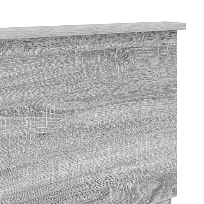 Tăblie cap cu headboard Gri Sonoma 160 cm Lemn compozit - WALTI WALTI
