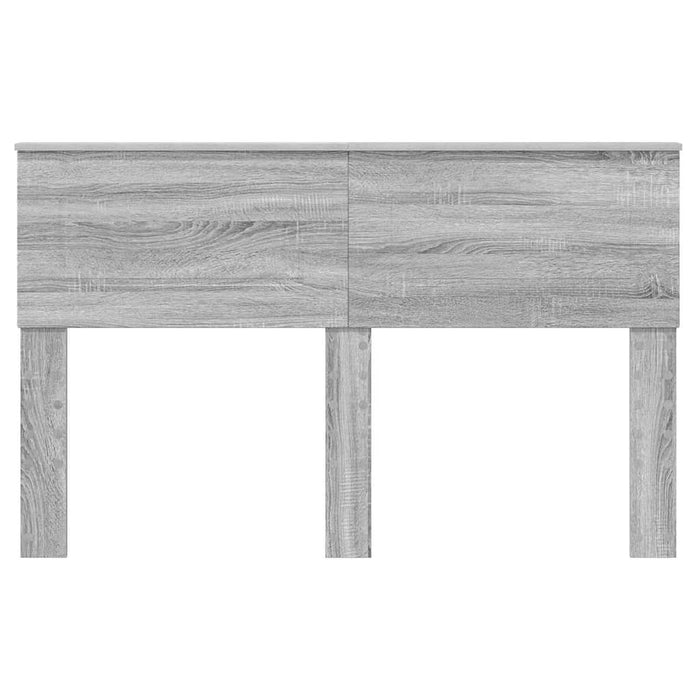 Tăblie cap cu headboard Gri Sonoma 160 cm Lemn compozit - WALTI WALTI