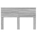 Tăblie cap cu headboard Gri Sonoma 160 cm Lemn compozit - WALTI WALTI