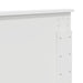 Tăblie cap cu headboard Alb 150 cm Lemn compozit - WALTI WALTI