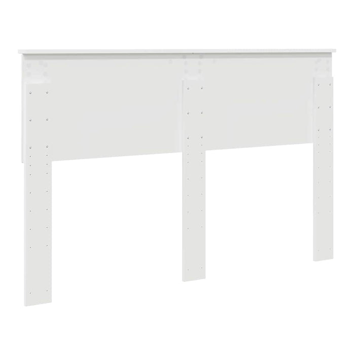 Tăblie cap cu headboard Alb 150 cm Lemn compozit - WALTI WALTI