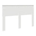 Tăblie cap cu headboard Alb 150 cm Lemn compozit - WALTI WALTI