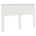 Tăblie cap cu headboard Alb Lucios 150 cm Lemn compozit - WALTI WALTI