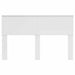 Tăblie cap cu headboard Alb Lucios 150 cm Lemn compozit - WALTI WALTI