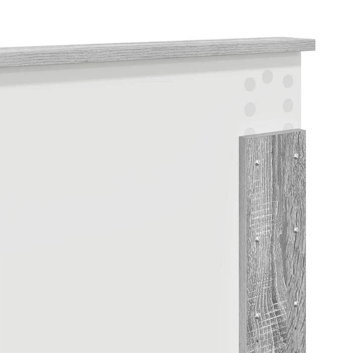 Tăblie cap cu headboard Gri Sonoma 150 cm Lemn compozit - WALTI WALTI
