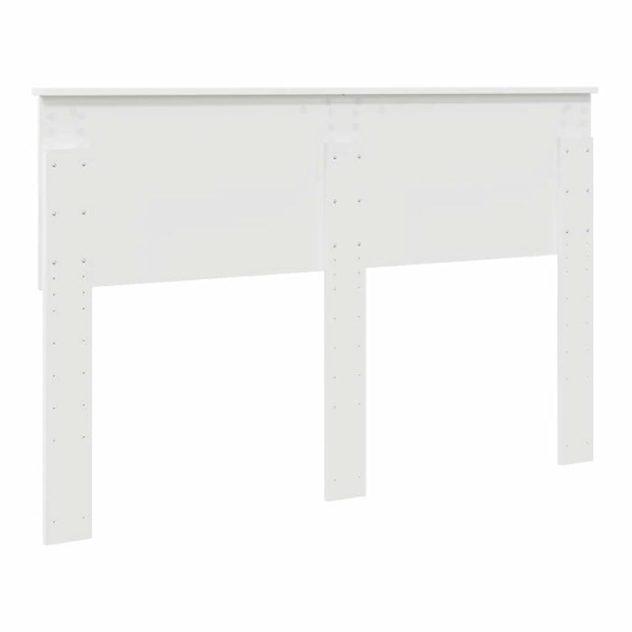 Tăblie cap cu headboard Alb 140 cm Lemn compozit - WALTI WALTI
