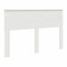 Tăblie cap cu headboard Alb 140 cm Lemn compozit - WALTI WALTI