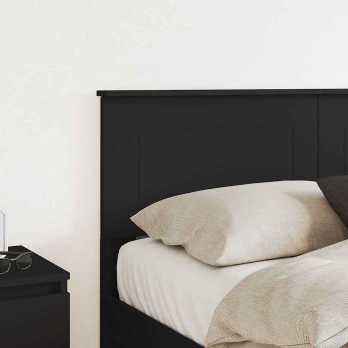 Tăblie cap cu headboard Stejar Negru 140 cm Lemn compozit - WALTI WALTI