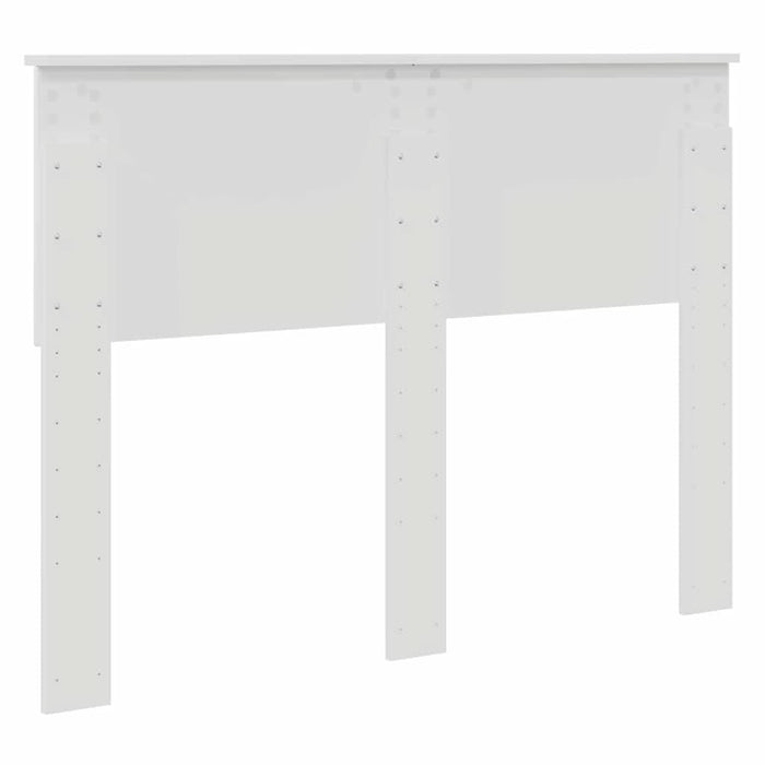 Tăblie cap cu headboard Alb 135 cm Lemn compozit - WALTI WALTI