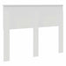 Tăblie cap cu headboard Alb 135 cm Lemn compozit - WALTI WALTI