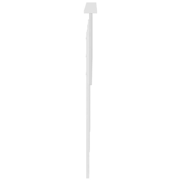 Tăblie cap cu headboard Alb 135 cm Lemn compozit - WALTI WALTI