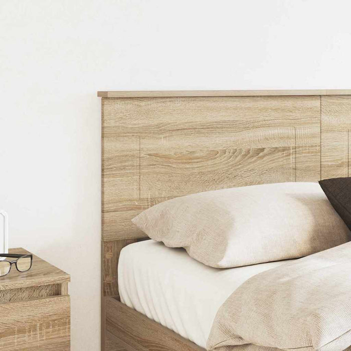 Tăblie cap cu headboard Stejar Sonoma 135 cm Lemn compozit - WALTI WALTI