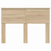 Tăblie cap cu headboard Stejar Sonoma 135 cm Lemn compozit - WALTI WALTI